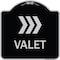 Signmission Valet Right Arrow Heavy-Gauge Aluminum Architectural Sign, 18" x 18", BS-1818-22744 A-DES-BS-1818-22744 - alternate 1